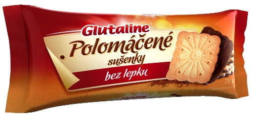 Polomáčené sušenky Glutaline bez lepku 70 g, pro bezlepkovou dietu, celiaky.