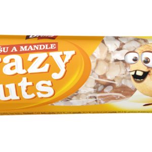 Crazy Nuts tyčinka s kešu a mandlemi 30 g pro bezlepkovou dietu, celiaky.