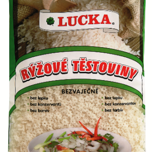 Rýžové těstoviny polévkové hvězdičky Lucka bezlepkové 300 g - výborné jako příloha, hlavní jídlo, do salátů, do polévek.